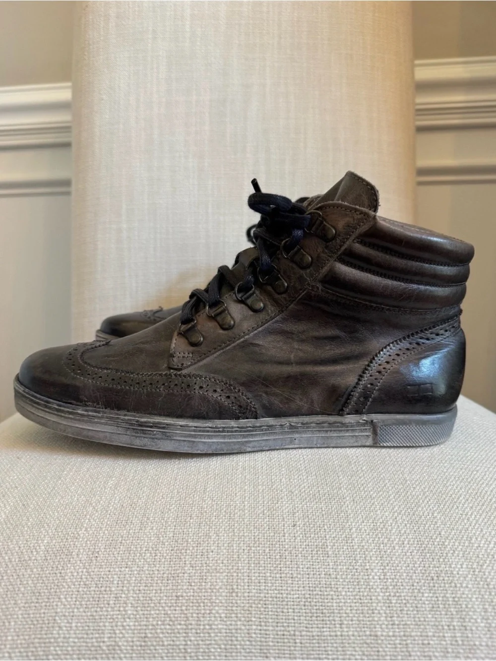 Bed Stu Russel Dip Dye Stone Wash Ankle Boots Men's Size 9